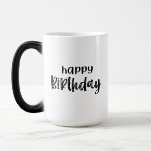Alles Gute zum Geburtstag Modern Verwandlungstasse