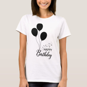 Alles Gute zum Geburtstag Moderne Typografie Stilv T-Shirt