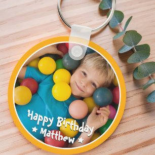 Alles Gute zum Geburtstag Modernes Einfaches Stern Schlüsselanhänger