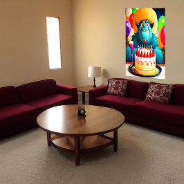 Alles Gute zum Geburtstag, Monster, Kuchenballon | Poster