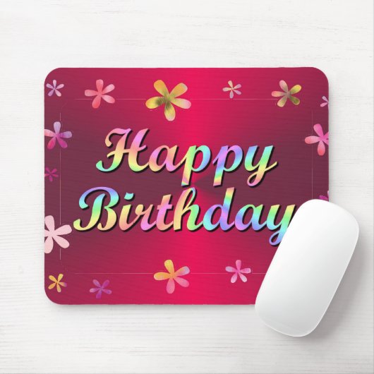 Alles Gute zum Geburtstag Mousepad (Mit Mouse)