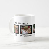 Alles Gute zum Geburtstag/Muttertag Kaffeetasse (Vorderseite Links)