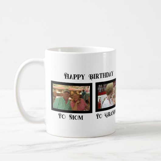 Alles Gute zum Geburtstag/Muttertag Kaffeetasse (Links)