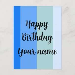 Alles Gute zum Geburtstag Name Vorlage Postkarte