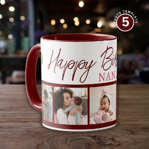 Alles Gute zum Geburtstag Nana 5 Foto Collage Mari Tasse