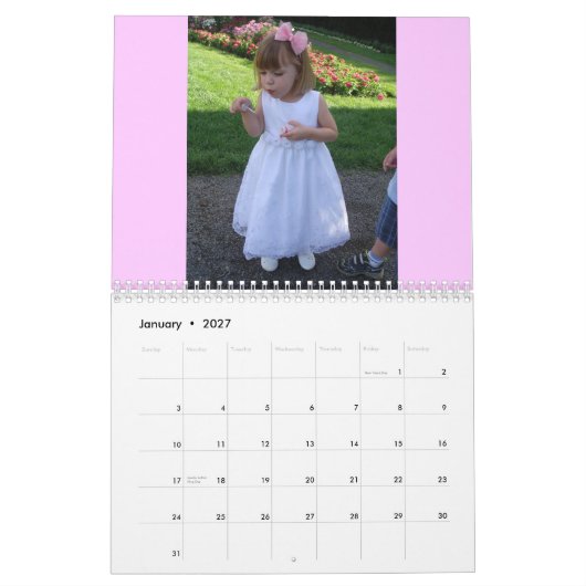 Alles Gute zum Geburtstag Nana! Kalender (Jan 2027)