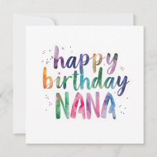 Alles Gute zum Geburtstag Nana Karte