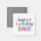 Alles Gute zum Geburtstag Nana Magnet (Vorderseite/Rückseite)