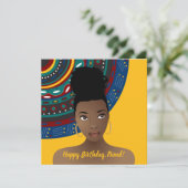Alles Gute zum Geburtstag! | Natürliche Schönheit, Karte (Stehend Vorderseite)