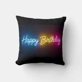 Alles Gute zum Geburtstag Neonlampe Kissen