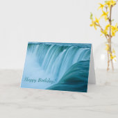 Alles Gute zum Geburtstag Niagara Falls! Karte (Gelbe Blume)