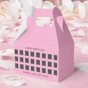 Alles Gute zum Geburtstag, Niedliches ethnisches M Geschenkschachtel