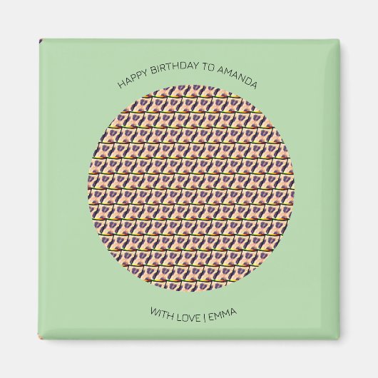 Alles Gute zum Geburtstag, Niedliches kenianisches Magnet (Vorne)