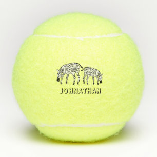 Alles Gute zum Geburtstag, Niedliches Kenya Zebras Tennisbälle