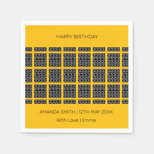 Alles Gute zum Geburtstag, Niedliches und Phantast Serviette