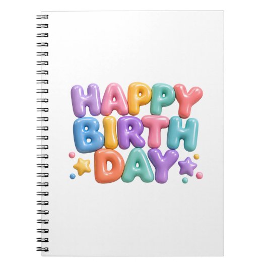 Alles Gute zum Geburtstag Notizblock (Vorderseite)