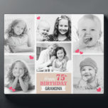 Alles Gute zum Geburtstag Oma Personalisierte Foto Fotoplatte<br><div class="desc">Eine wunderschöne Oma-Personalisierte Foto-Plakette zum Geburtstag ist ein guter Weg,  Oma Ihre Liebe an ihrem Geburtstag zu zeigen.</div>