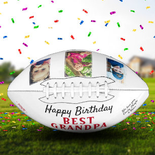 Alles Gute zum Geburtstag Opa 3 Foto Collage Football