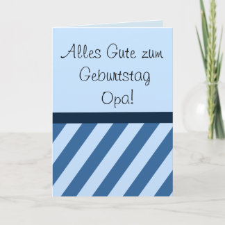 Alles Gute zum Geburtstag Opa Karte
