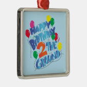 Alles Gute zum Geburtstag Ornament Aus Metall (Rechts)