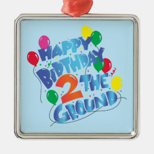 Alles Gute zum Geburtstag Ornament Aus Metall