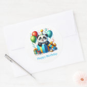 Alles Gute zum Geburtstag Panda Aufkleber (Umschlag)