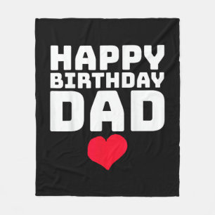 Alles Gute zum Geburtstag Papa Fleecedecke