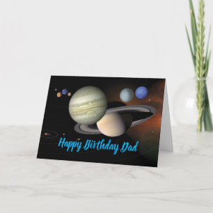 Alles Gute zum Geburtstag Papa gefaltete Grußkarte Karte
