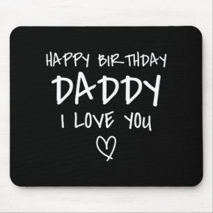 Alles Gute zum Geburtstag Papa ich liebe dich Vate Mousepad