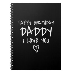 Alles Gute zum Geburtstag Papa ich liebe dich Vate Notizblock