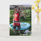 Alles Gute zum Geburtstag Papa! Karte (Gelbe Blume)