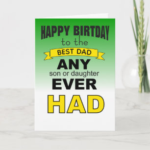 Alles Gute zum Geburtstag Papa Karte