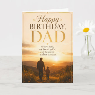 Alles Gute zum Geburtstag Papa Karte | Mein erster