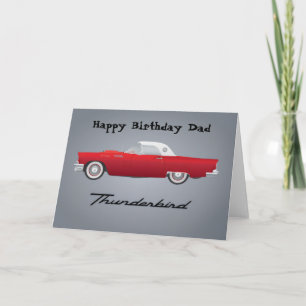 Alles Gute zum Geburtstag Papa Klassischer Thunder Karte