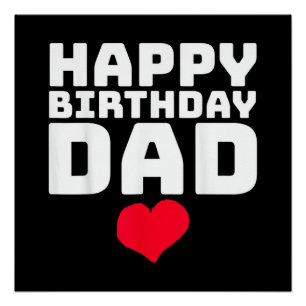 Alles Gute zum Geburtstag Papa Poster