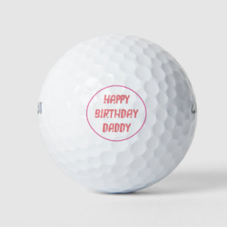 Alles Gute zum Geburtstag Papa Valdy Time Tag Brau Golfball