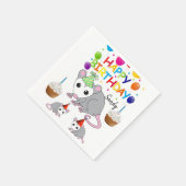 Alles Gute zum Geburtstag Papier Napkins, Possum Serviette (Ecke)