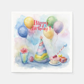 Alles Gute zum Geburtstag !! Papier Serviette (Vorderseite)