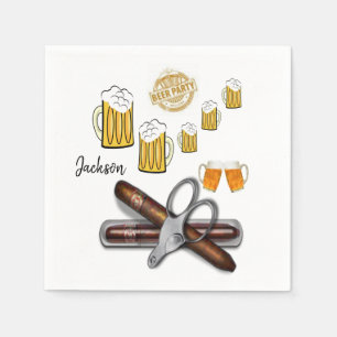 Alles Gute zum Geburtstag Papier Servietten, Bierp Serviette