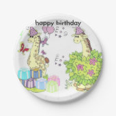 alles Gute zum Geburtstag Pappteller (Vorderseite)