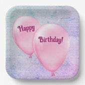 Alles Gute zum Geburtstag! Pappteller (Vorderseite)