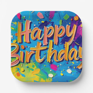 Alles Gute zum Geburtstag Pappteller
