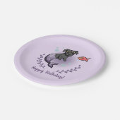 Alles Gute zum Geburtstag Pappteller (Schrägansicht)