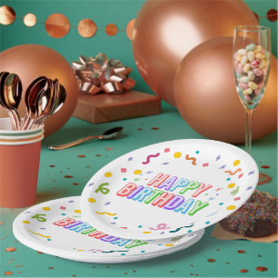 Alles Gute zum Geburtstag Pappteller