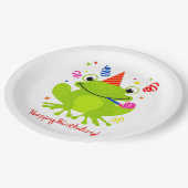 Alles Gute zum Geburtstag Pappteller (Schrägansicht)