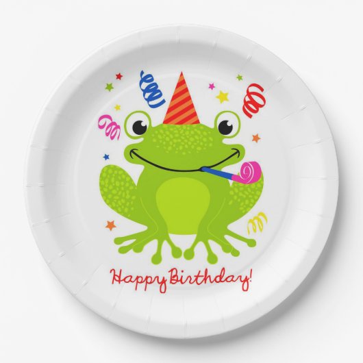 Alles Gute zum Geburtstag Pappteller (Vorderseite)