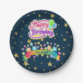 Alles Gute zum Geburtstag Pappteller (Vorderseite)