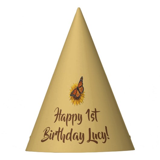 Alles Gute zum Geburtstag Partyhütchen (Vorderseite)