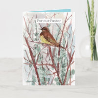 Alles Gute zum Geburtstag Pastor Bird Trees Wasser