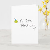Alles Gute zum Geburtstag - Pea Karte (Gelbe Blume)